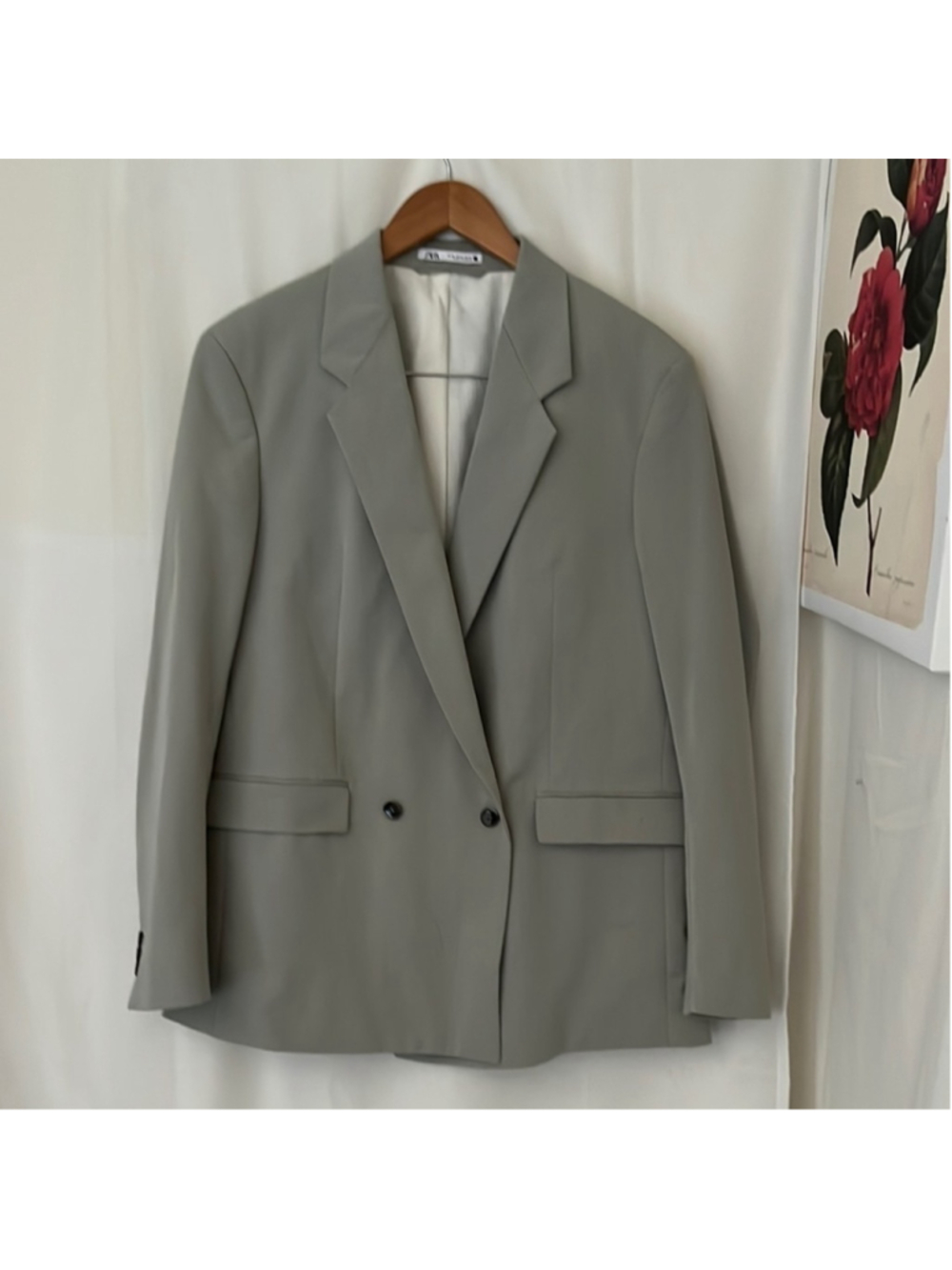Zara Light Green Blazer